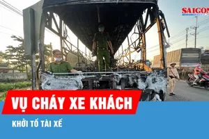 Khởi tố tài xế trong vụ cháy xe khách làm 7 người tử vong