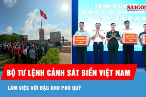 Bộ Tư lệnh Cảnh sát biển Việt Nam làm việc với đặc khu Phú Quý
