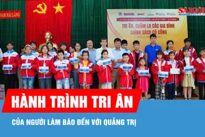Hành trình tri ân của người làm báo đến với Quảng Trị