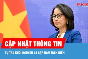 Tàu Khôi Nguyên 18 gặp nạn trên biển, đã cứu được 45 người