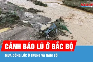 Cảnh báo lũ ở Bắc bộ, mưa dông lốc ở Trung và Nam bộ