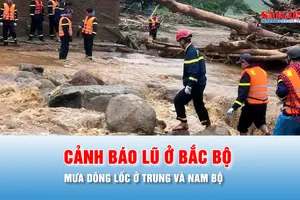 Podcast bản tin thời sự 27-7: Cảnh báo lũ ở Bắc bộ, mưa dông lốc ở Trung và Nam bộ