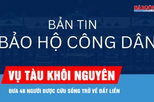 Vụ tàu Khôi Nguyên: Đưa 48 người được cứu sống trở về đất liền