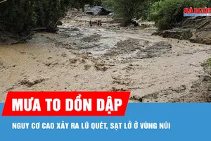 Thời tiết 28-7: Mưa to dồn dập, nguy cơ cao xảy ra lũ quét, sạt lở ở vùng núi