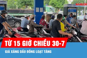 Giá xăng dầu đồng loạt tăng