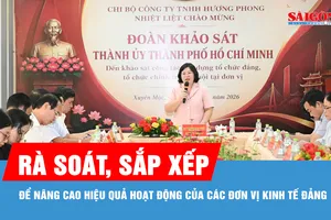 Rà soát, sắp xếp để nâng cao hiệu quả hoạt động của các đơn vị kinh tế Đảng