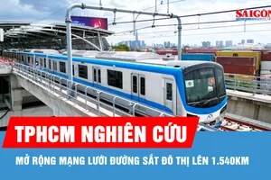 TPHCM nghiên cứu mở rộng mạng lưới đường sắt đô thị lên 1.540km