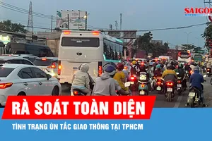 TPHCM rà soát toàn diện các điểm nóng ùn tắc giao thông
