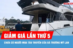 Du thuyền và 2 tàu của bà Trương Mỹ Lan đấu giá lần thứ 5 vẫn không thành