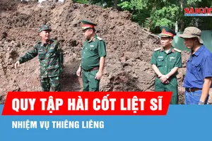 Nỗ lực từng giờ, từng phút đẩy nhanh tiến độ tìm kiếm, quy tập hài cốt liệt sĩ