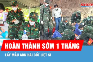 TPHCM vượt tiến độ lấy mẫu ADN hài cốt liệt sĩ