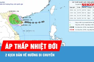 Áp thấp nhiệt đới có khả năng mạnh lên thành bão