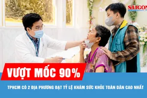 TPHCM có 2 địa phương vượt 90% khám sức khỏe toàn dân