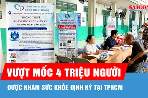 Hơn 4 triệu người dân TPHCM được khám sức khỏe