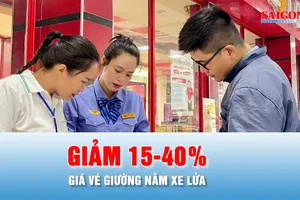 Podcast bản tin trưa 6-9: Vé giường nằm xe lửa giảm tới 40%