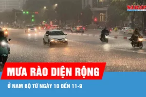 Cảnh báo: TPHCM mưa dông chiều nay