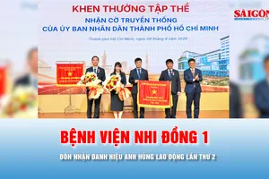 Podcast tin thời sự ngày 9-9: Bệnh viện Nhi đồng 1 đón nhận danh hiệu Anh hùng Lao động