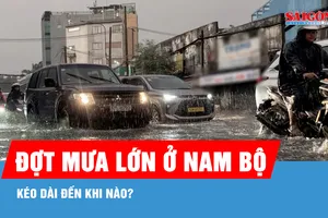TPHCM và Nam bộ mưa to từ chiều nay