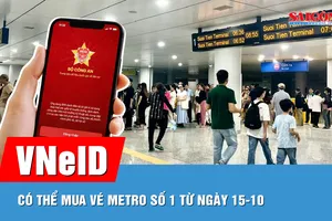 Tính năng mới, mua vé Metro số 1 trực tiếp trên VNeID