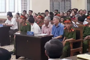 Các bị cáo tại tòa