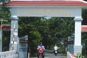 Xã Tân Hải (huyện Phú Tân), một trong những xã "năm không" đạt chuẩn nông thôn mới vào năm 2015 nguy cơ có một số tiêu chí "lọt" chuẩn