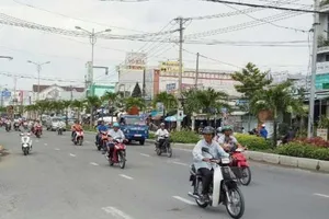 Khu vực hiện trường vụ tai nạn.