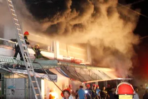 Hiện trường vụ cháy