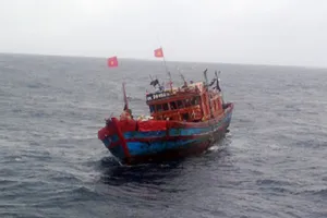 Phát hiện 3 thi thể trong khoang hầm tàu cá trôi dạt trên biển