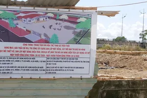 Ban QLDA xây dựng huyện Cái Nước cho nhà thầu tổ chức thi công dù chưa hết thời gian kiến nghị