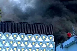 Cháy quán bar Gossip ở Cà Mau