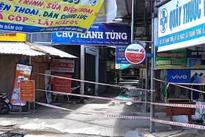 Khu vực phòng khám bác sĩ L.H.P. đã bị phong tỏa