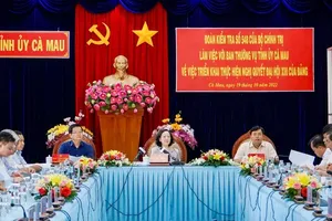 Kiên trì với mục tiêu phát triển Cà Mau nhanh, bền vững