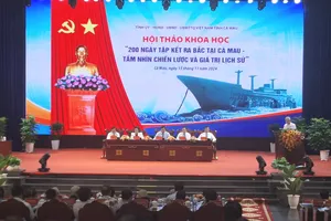 Hội thảo “200 ngày tập kết ra Bắc tại Cà Mau - Tầm nhìn chiến lược và giá trị lịch sử”