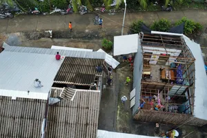 Cà Mau: Hỗ trợ dân xây mới và sửa chữa lại nhà bị thiệt hại do lốc xoáy