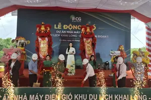 Cà Mau: Động thổ xây dựng nhà máy điện gió hơn 6.320 tỷ đồng