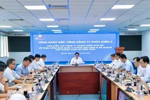 Đoàn công tác EVNGENCO3 làm việc tại Công ty Nhiệt điện Phú Mỹ