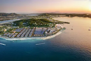 Vinhomes Pearl Bay nằm tại số 9 Trần Phú, khu vực có lưu lượng khách đông bậc nhất Nha Trang