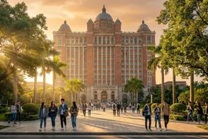 Hệ sinh thái đại học tạo dòng người đi lại thường xuyên và hình thành cộng đồng tri thức trẻ tại đại đô thị