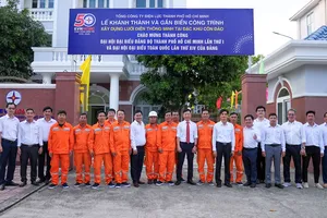 Lễ khánh thành và gắn biển công trình Xây dựng lưới điện thông minh tại Đặc khu Côn Đảo, TPHCM (ẢNH: KHÁNH NHUNG)