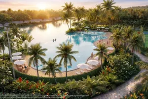 Không gian xanh và mặt nước là một thành phần trong quy hoạch tổng thể Vinhomes Sài Gòn Park.