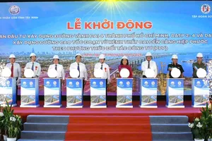 Dự án đường Vành đai 4 TPHCM được UBND tỉnh Tây Ninh tổ chức lễ khởi động ngày 15-10 (ẢNH: KIM NGÂN)