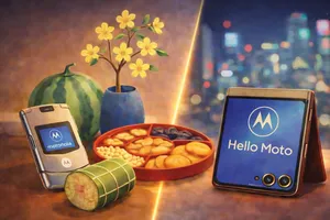 Gập tết cũ, mở tết mới cùng lời chào “Hello Moto”