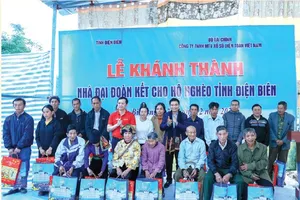 Bộ trưởng Bộ Tài chính Nguyễn Văn Thắng tham dự lễ khánh thành 108 căn nhà Đại đoàn kết cho các hộ nghèo, hộ có hoàn cảnh khó khăn, cao tuổi trên địa bàn tỉnh Điện Biên với tổng số tiền 6,48 tỷ đồng do Bộ Tài chính hỗ trợ (từ nguồn của Công ty TNHH MTV Xổ số Điện toán Việt Nam - Vietlott) 