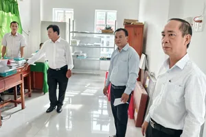 Các địa phương của tỉnh Sóc Trăng kiểm tra cơ sở vật chất của xã/phường mới