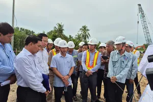  Lãnh đạo tỉnh Sóc Trăng kiểm tra tiến độ Dự án thành phần 4