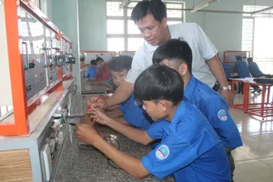 Các học viên học nghề tại Trường Cao đẳng nghề Tây Ninh