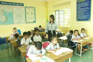 Giờ học tại điểm trường Thiện Cư thuộc Trường Tiểu học Thiện Hưng B, xã Thiện Hưng, tỉnh Đồng Nai