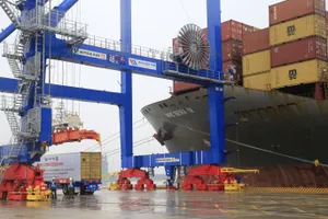 Cảng Phước An - cửa ngõ giúp hàng hóa Đồng Nai vươn ra biển lớn Ảnh: VĂN PHONG