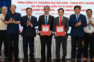 SATRA ký kết hợp tác chiến lược với Tập đoàn Becamex (ẢNH: SATRA)
