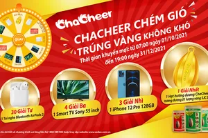 Vedan Việt Nam tổ chức chương trình  khuyến mãi : “Chacheer chém gió - Trúng vàng không khó”